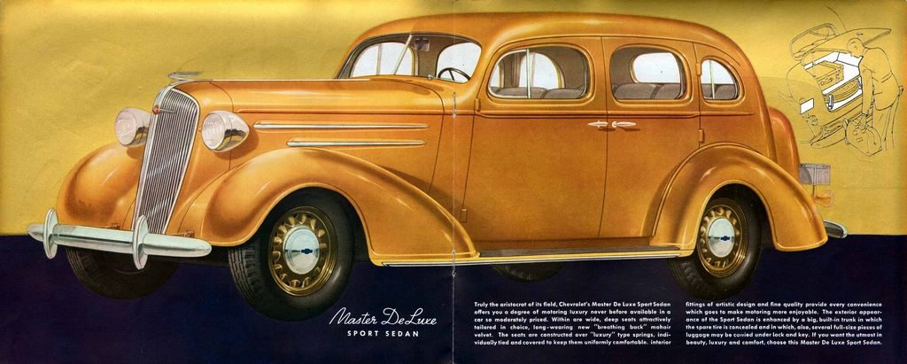 1936 Chevrolet Deluxe Brochure Page 9